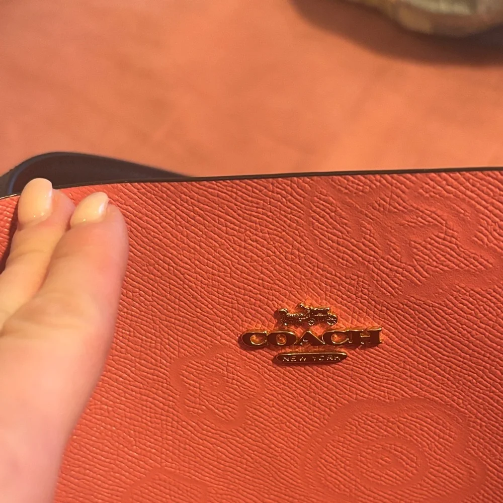 Coach Black Tote with Colorful Floral Design - Picture 7 of 15